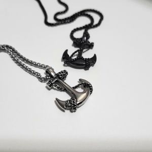 Anchor couples necklaces